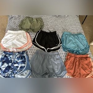 8 pairs of size small Nike shorts (all barely worn)